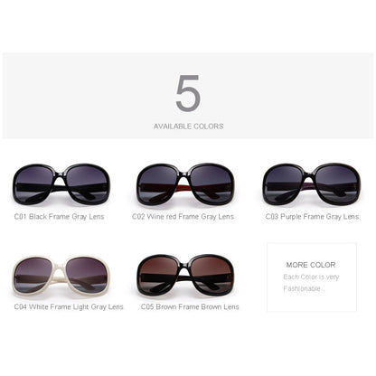 Designer Women's Retro Polarized Lady Driving 100% UV Protection Sunglasses The Clothing Company Sydney