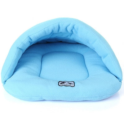 6 Colors Soft Polar Fleece Winter Warm Pet Heated Mat Small Dog Puppy Kennel House for Cats Sleeping Bag Nest Cave Bed The Clothing Company Sydney