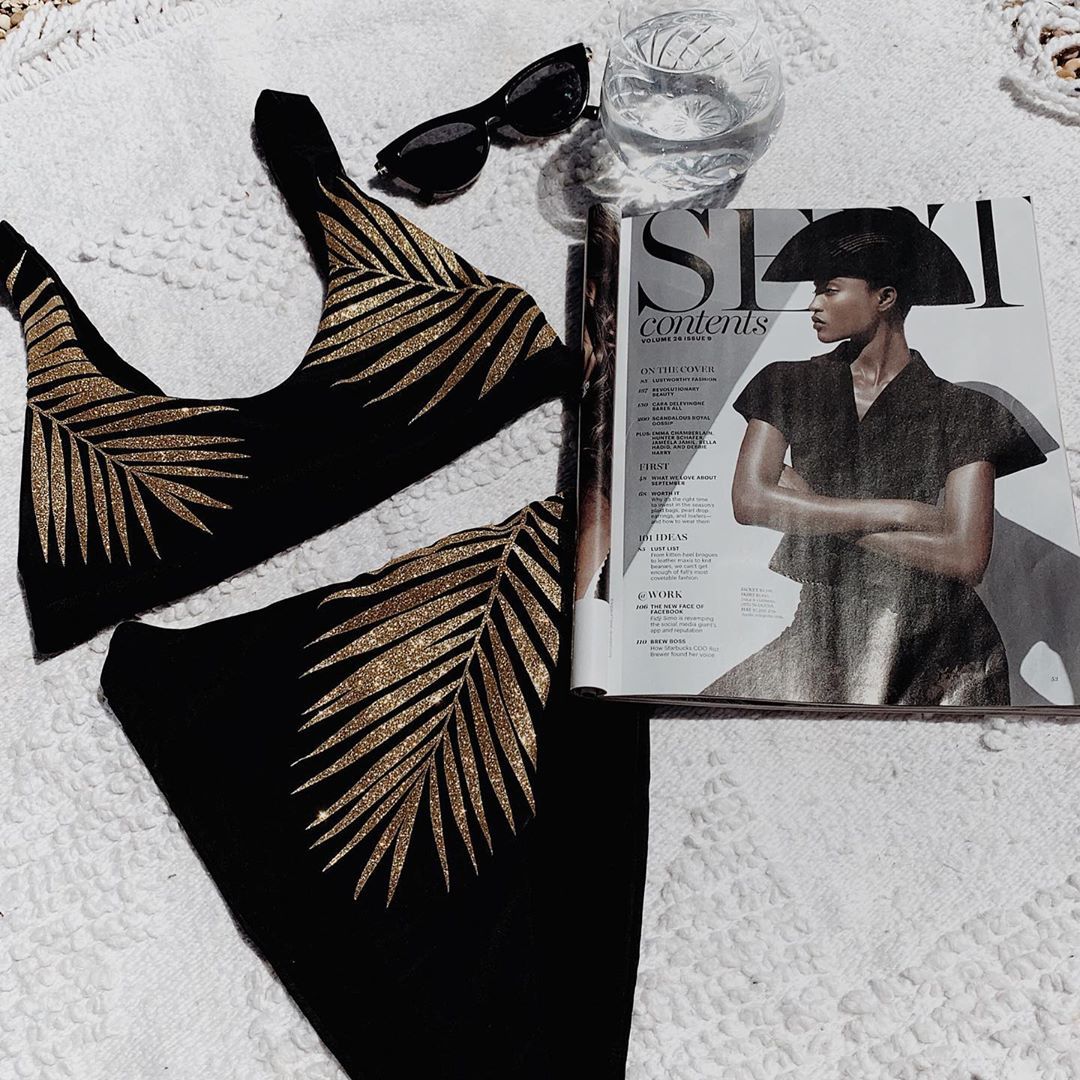 2 Piece Brazilian Women Print Side Tie Swimwear Push Up Swimsuit Bath Suit Bikini Set The Clothing Company Sydney