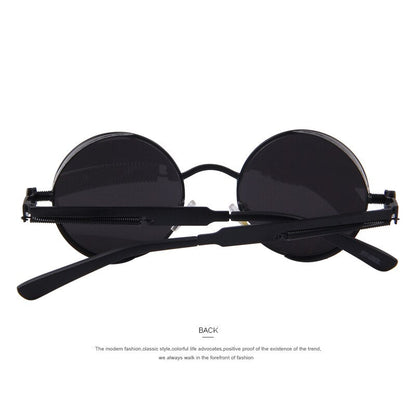 Vintage Womens Steampunk Brand Designer Round Sunglasses UV400 The Clothing Company Sydney