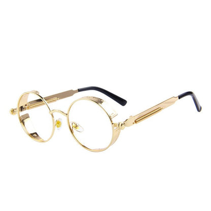 Vintage Womens Steampunk Brand Designer Round Sunglasses UV400 The Clothing Company Sydney