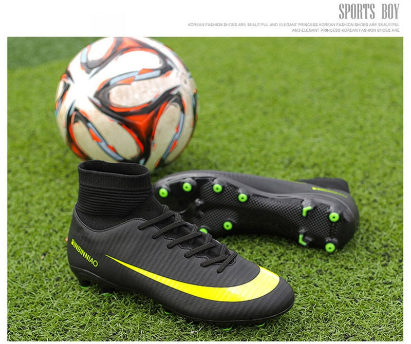 Indoor Outdoor Soccer Shoes for Men Women Football Shoes Kids Training Sneakers Spikes Soccer Cleats Futsal Football Boots The Clothing Company Sydney