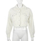 Autumn Winter Coat Fleece Shaggy Warm Cropped Overcoat Single Breasted Outerwear Jacket The Clothing Company Sydney
