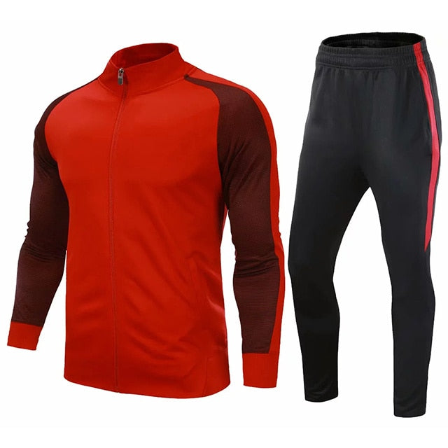 Unisex Sports Soccer Basketball Running Tracksuit Customizable Pants and Top Set The Clothing Company Sydney