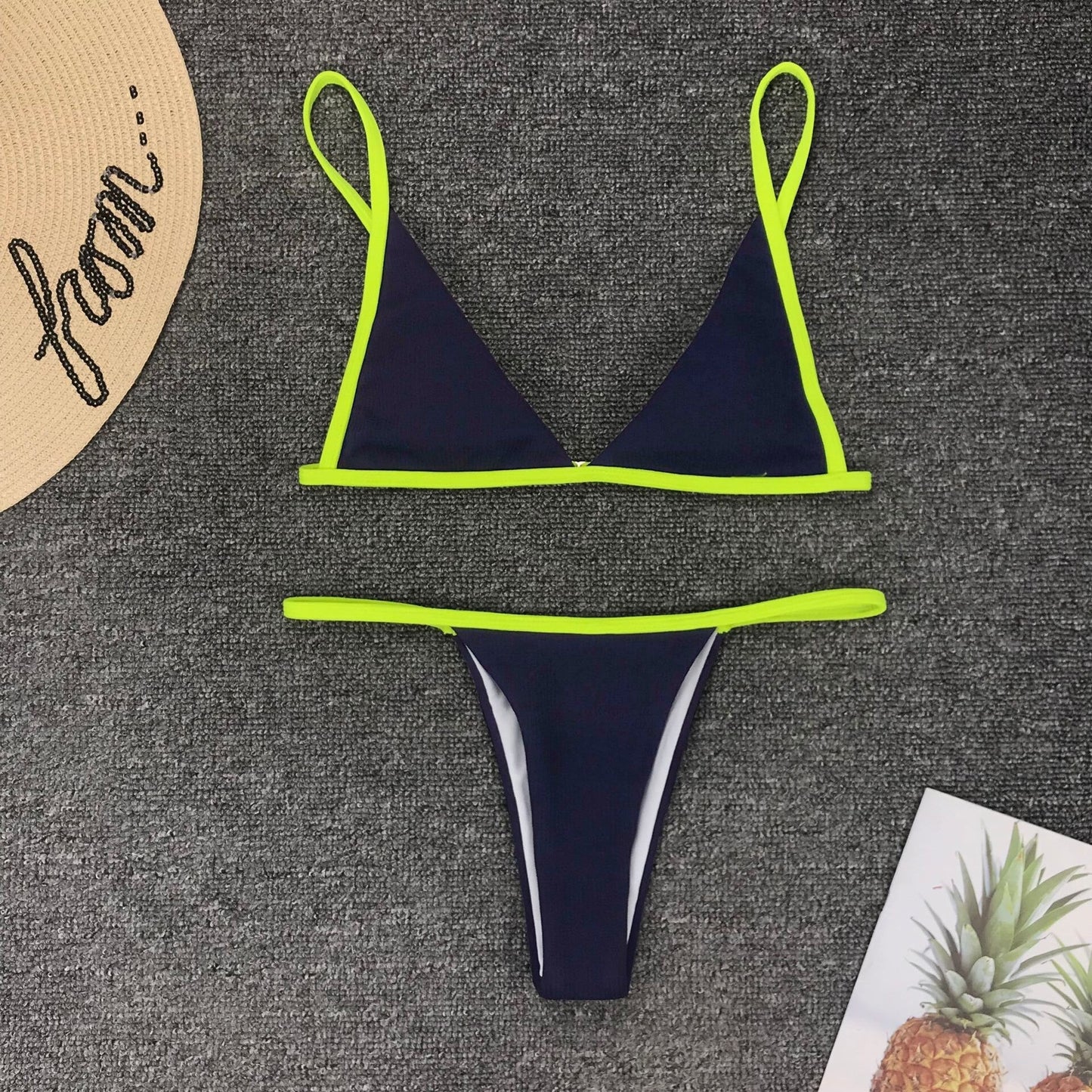 Brazilian Shiny Swimsuit Swimwear Push Up Swimming Sexy Bathing Suit Beachwear Women Bikini Set The Clothing Company Sydney