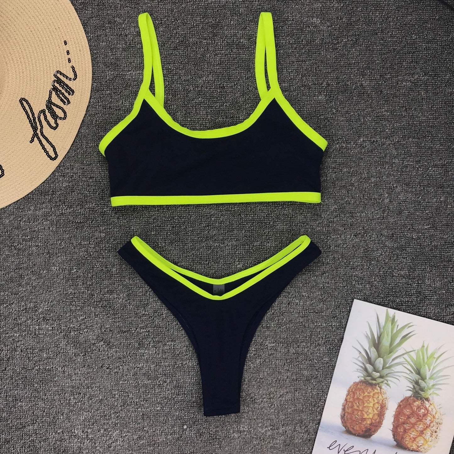 Brazilian Shiny Swimsuit Swimwear Push Up Swimming Sexy Bathing Suit Beachwear Women Bikini Set The Clothing Company Sydney
