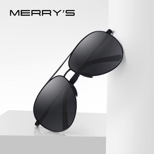 Designer Men's Classic Pilot Polarized Driving Shield Night Vision Sunglasses UV400 The Clothing Company Sydney