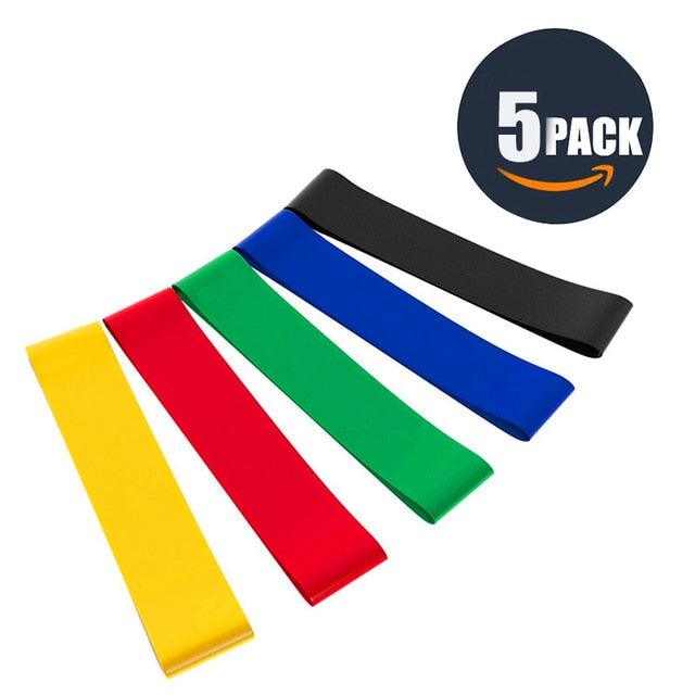 11 Piece/Set Latex Resistance Bands Crossfit Training Body Exercise Yoga Tubes Pull Rope Chest Expander Pilates Fitness with Bag The Clothing Company Sydney