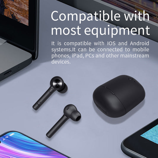 Bluedio HI wireless earphone bluetooth 5.0 earphone for phone stereo sport earbuds headset with charging box built-in microphone The Clothing Company Sydney