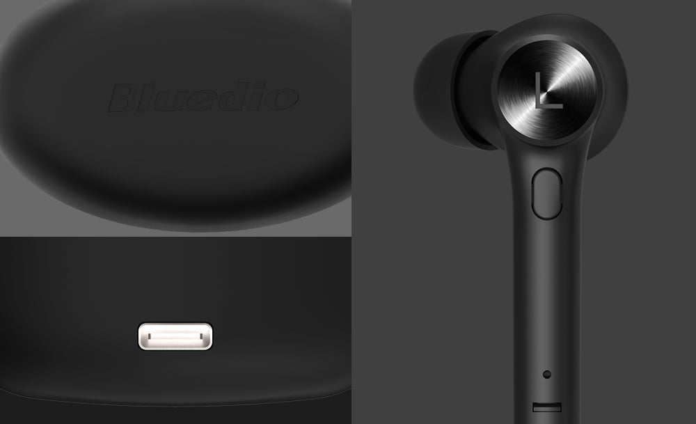 Bluedio HI wireless earphone bluetooth 5.0 earphone for phone stereo sport earbuds headset with charging box built-in microphone The Clothing Company Sydney