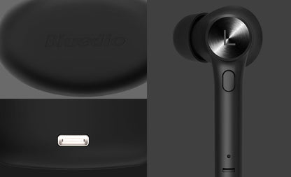 Bluedio HI wireless earphone bluetooth 5.0 earphone for phone stereo sport earbuds headset with charging box built-in microphone The Clothing Company Sydney