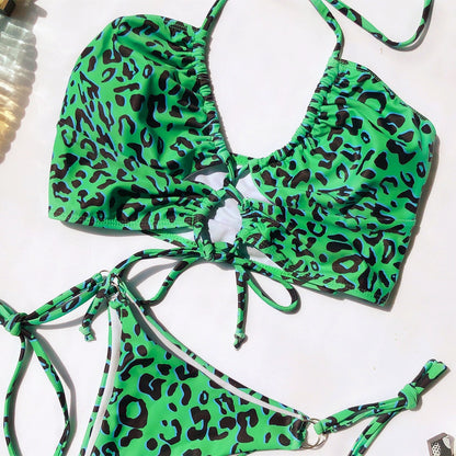 2 Piece Brazilian Women Print Side Tie Swimwear Push Up Swimsuit Bath Suit Bikini Set The Clothing Company Sydney