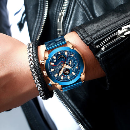 Luxury Brand Army Military Watch High-Quality 316L Stainless Steel Chronograph Men's Watch The Clothing Company Sydney