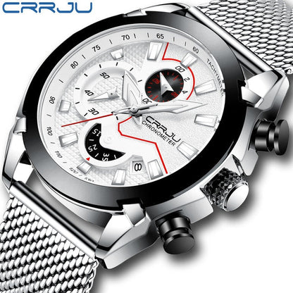 Luxury Brand Army Military Watch High-Quality 316L Stainless Steel Chronograph Men's Watch The Clothing Company Sydney