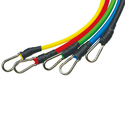 11 Piece/Set Latex Resistance Bands Crossfit Training Body Exercise Yoga Tubes Pull Rope Chest Expander Pilates Fitness with Bag The Clothing Company Sydney