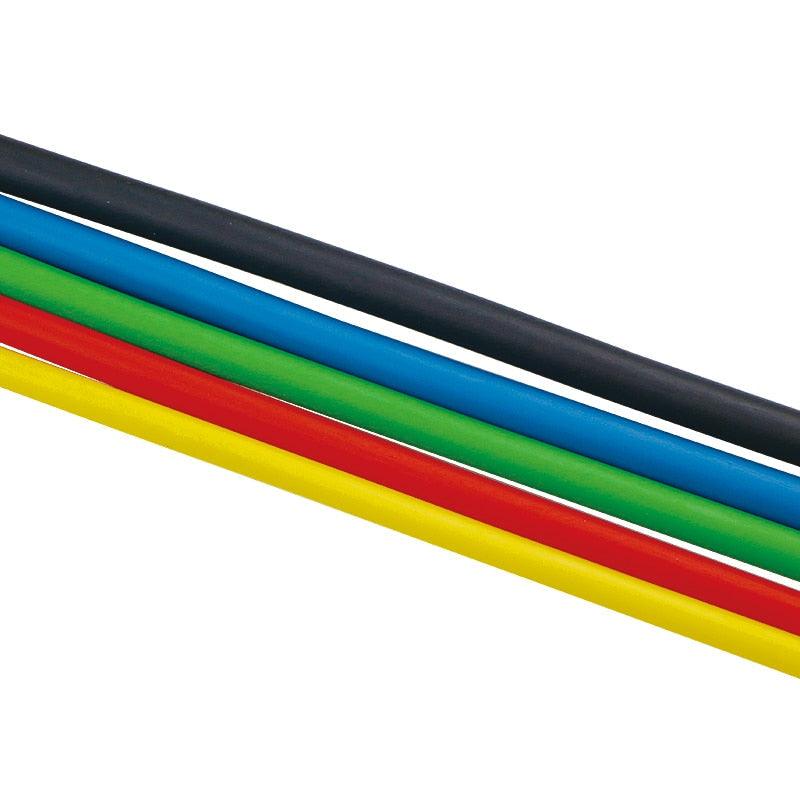 11 Piece/Set Latex Resistance Bands Crossfit Training Body Exercise Yoga Tubes Pull Rope Chest Expander Pilates Fitness with Bag The Clothing Company Sydney