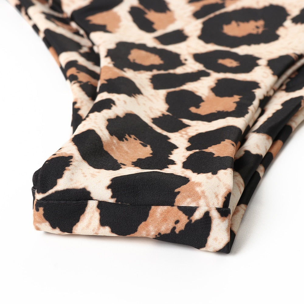 2 Piece Micro Swimwear Women's Leopard Print High Cut Swimming Bathing Suit Sexy Swimsuit Brazilian Bikini Set The Clothing Company Sydney
