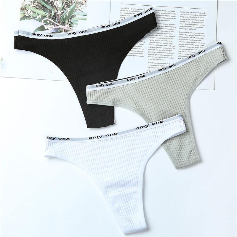 3 Pack Women's Cotton G-String Thong String Underwear Briefs Sexy Lingerie Panties Intimate The Clothing Company Sydney