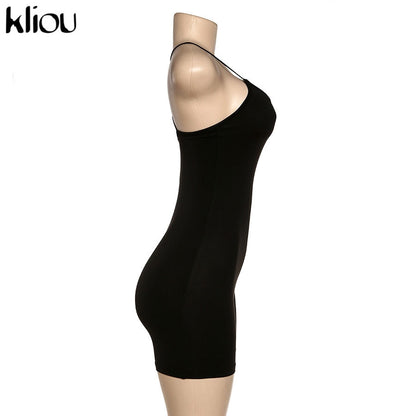 Black Skinny Spaghetti Strap sleeveless Street Romper club Bodycon Playsuit jumpsuit The Clothing Company Sydney