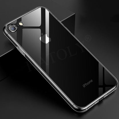 4-in-1 For Glass iPhone 12 Mini 11 Pro Max Tempered Glass SE 2020 SE2 6 7 8 Plus Phone Case Camera Lens Screen Protector Glass The Clothing Company Sydney