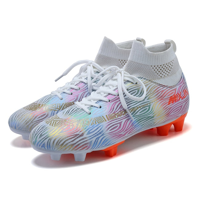 Indoor Soccer Shoes Men Women Kids High Top  Breathable Nonslip Soccer Cleats Shoes Turf Futsal Training Football Boots The Clothing Company Sydney