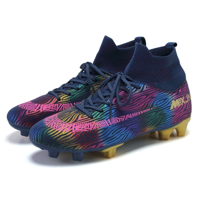 Indoor Soccer Shoes Men Women Kids High Top  Breathable Nonslip Soccer Cleats Shoes Turf Futsal Training Football Boots The Clothing Company Sydney