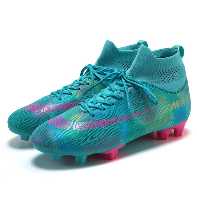 Indoor Soccer Shoes Men Women Kids High Top  Breathable Nonslip Soccer Cleats Shoes Turf Futsal Training Football Boots The Clothing Company Sydney