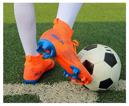 Indoor Soccer Shoes Men Women Kids High Top  Breathable Nonslip Soccer Cleats Shoes Turf Futsal Training Football Boots The Clothing Company Sydney