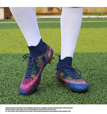 Indoor Soccer Shoes Men Women Kids High Top  Breathable Nonslip Soccer Cleats Shoes Turf Futsal Training Football Boots The Clothing Company Sydney