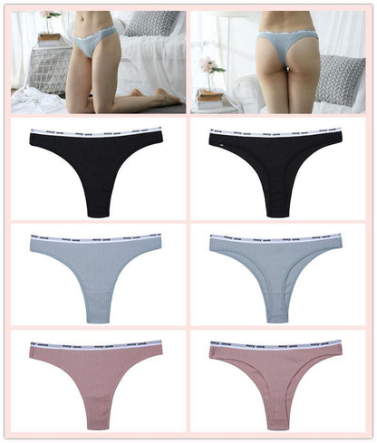 3 Pack Women's Cotton G-String Thong String Underwear Briefs Sexy Lingerie Panties Intimate The Clothing Company Sydney