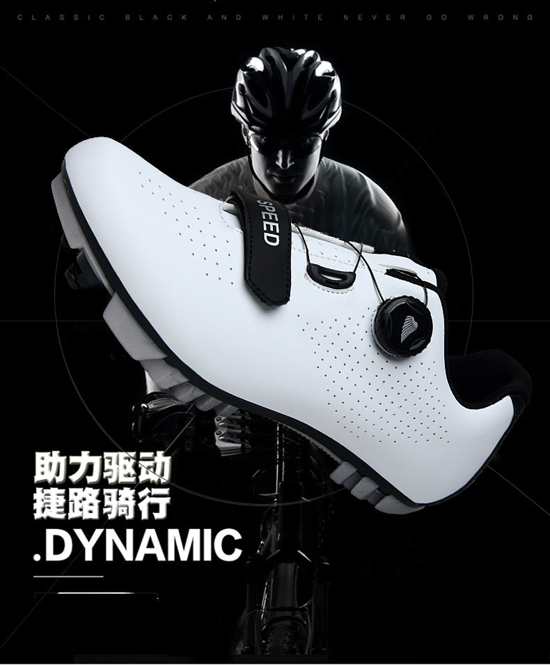 Carbon Fiber Breathable Triathlon Mountain Bike Sneakers Sport Road Racing Bicycle Spin Buckle Cycling Shoes The Clothing Company Sydney