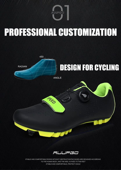 Carbon Fiber Breathable Triathlon Mountain Bike Sneakers Sport Road Racing Bicycle Spin Buckle Cycling Shoes The Clothing Company Sydney