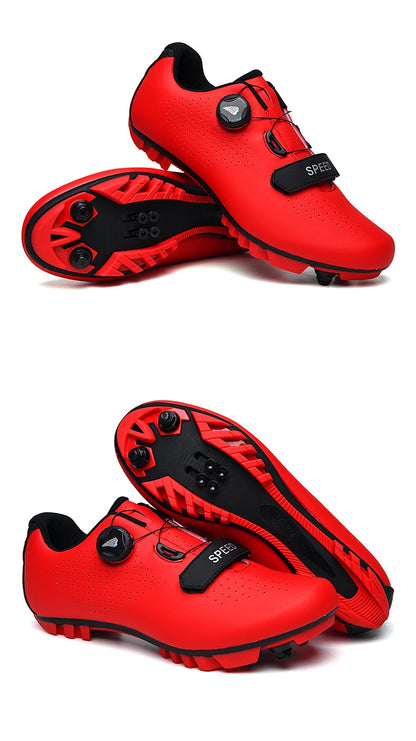 Carbon Fiber Breathable Triathlon Mountain Bike Sneakers Sport Road Racing Bicycle Spin Buckle Cycling Shoes The Clothing Company Sydney