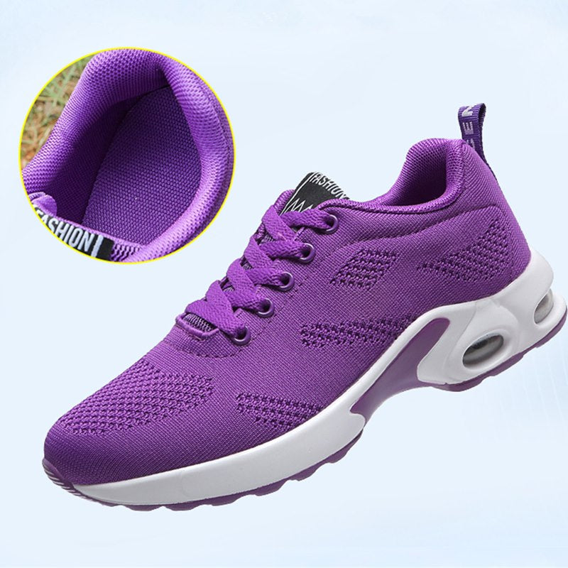 Breathable Mesh Comfort Jogging Air Cushion Lace Up Ladies Fashion Running Outdoor Sports Sneakers Shoes The Clothing Company Sydney