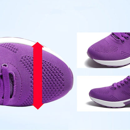 Breathable Mesh Comfort Jogging Air Cushion Lace Up Ladies Fashion Running Outdoor Sports Sneakers Shoes The Clothing Company Sydney