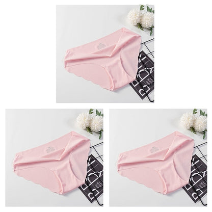 3 Pack Seamless Panties Underwear Sexy Briefs Solid Lingerie Underpants The Clothing Company Sydney