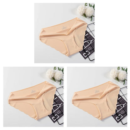 3 Pack Seamless Panties Underwear Sexy Briefs Solid Lingerie Underpants The Clothing Company Sydney