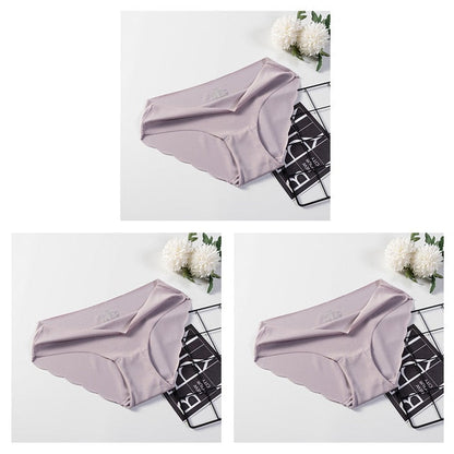 3 Pack Seamless Panties Underwear Sexy Briefs Solid Lingerie Underpants The Clothing Company Sydney