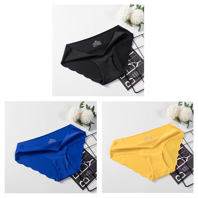 3 Pack Seamless Panties Underwear Sexy Briefs Solid Lingerie Underpants The Clothing Company Sydney