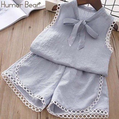 Baby Girl Clothes Summer Children's Girls' Clothing Kids Bay Clothes Toddler Chiffon bowknot coat+Pants Set The Clothing Company Sydney