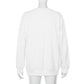 Cat Print Cute White Oversized Autumn Cute Long Sleeve Sweat Shirt Casual Loose Pullover Streetwear Sweatshirt The Clothing Company Sydney