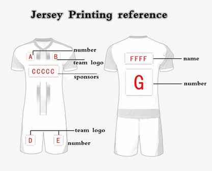 Soccer Football Jerseys and Shorts Name Number Print The Clothing Company Sydney