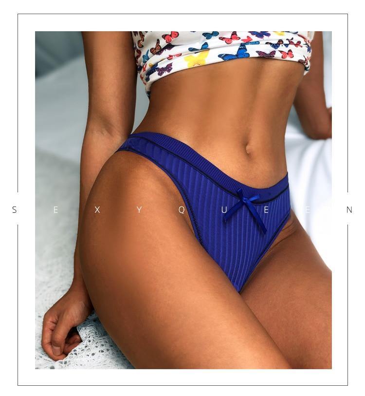 Breathable Underwear Seamless Bow Briefs Soft Comfortable Lingerie Solid Underpants 7 Colours Panties The Clothing Company Sydney