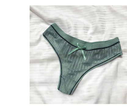 Breathable Underwear Seamless Bow Briefs Soft Comfortable Lingerie Solid Underpants 7 Colours Panties The Clothing Company Sydney