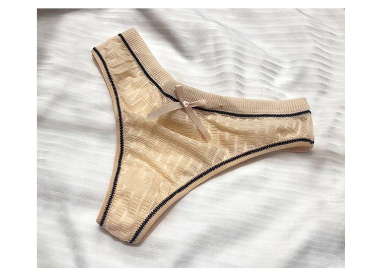 Breathable Underwear Seamless Bow Briefs Soft Comfortable Lingerie Solid Underpants 7 Colours Panties The Clothing Company Sydney