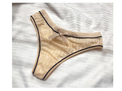 Breathable Underwear Seamless Bow Briefs Soft Comfortable Lingerie Solid Underpants 7 Colours Panties The Clothing Company Sydney