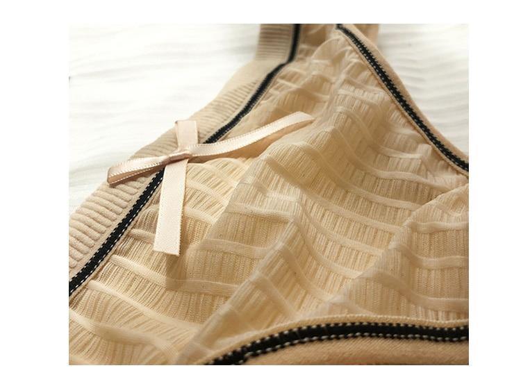 Breathable Underwear Seamless Bow Briefs Soft Comfortable Lingerie Solid Underpants 7 Colours Panties The Clothing Company Sydney