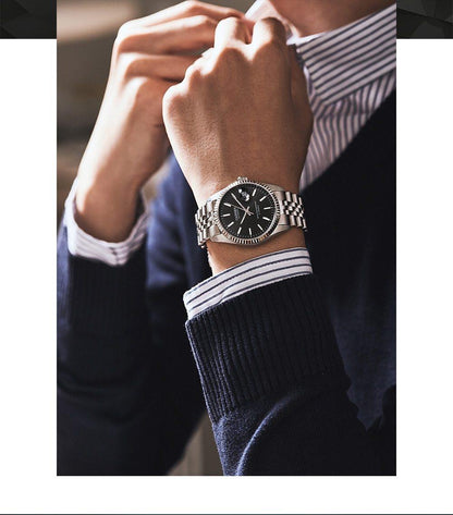 Luxury Automatic Watch Business Sport Stainless Steel Waterproof Watch Men's Mechanical Watch The Clothing Company Sydney