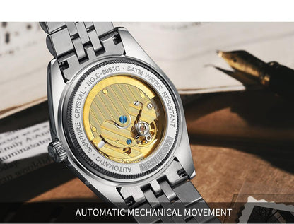 Luxury Automatic Watch Business Sport Stainless Steel Waterproof Watch Men's Mechanical Watch The Clothing Company Sydney