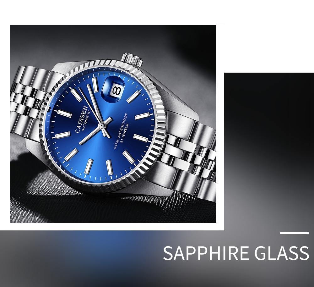 Luxury Automatic Watch Business Sport Stainless Steel Waterproof Watch Men's Mechanical Watch The Clothing Company Sydney